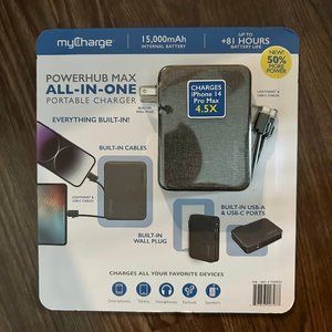 MyCharge Powerhub Max All in One Portable Charger 15,000mAh